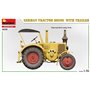 Mini Art 38038 German Tractor D8506 w/trailer