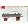 Mini Art 38038 German Tractor D8506 w/trailer