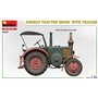 Mini Art 38038 German Tractor D8506 w/trailer