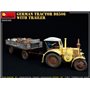 Mini Art 38038 German Tractor D8506 w/trailer