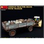 Mini Art 38038 German Tractor D8506 w/trailer