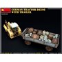 Mini Art 38038 German Tractor D8506 w/trailer