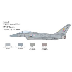 Italeri 1457 EF-2000 Typhoon in R.A.F. service