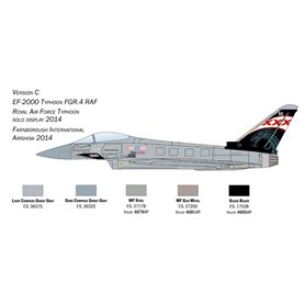 Italeri 1457 EF-2000 Typhoon in R.A.F. service