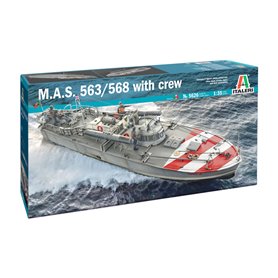 Italeri 1:35 M.A.S. 563/568 - WITH CREW
