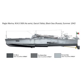 Italeri 1:35 M.A.S. 563/568 - WITH CREW