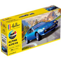 Heller 1:43 Alpine A310 V6 - STARTER KIT - w/paints