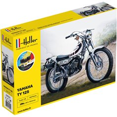 Heller 1:8 Yamaha TY 125 - STARTER KIT - w/paints