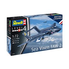 Revell 1:72 Sea Vixen FAW 2 - MODEL SET - w/paints