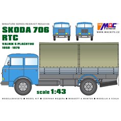 MAC 1:43 Skoda 706 RTC - VALNIK S PLACHTOU 1958-1979