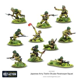 Bolt Action Japanese Army Teishin Shudan Paratrooper Squad