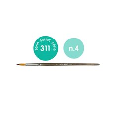 Milan 311 Pędzelek syntetyczny ROUND SYNTHETIC BRISTLE PAINTRBRUSH - rozmiar 4