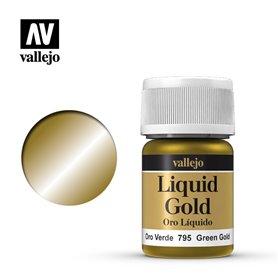 Vallejo 70795 LIQUID GOLD Green Gold - 35ml