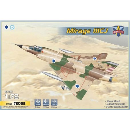 Model Svit 72062 Mirage IIICJ "Shark" 5 camo schem