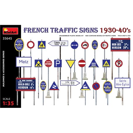 Mini Art 35645 French Traffic Signs 1930-40's
