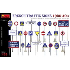 Mini Art 1:35 FRENCH TRAFFIC SIGNS 1930-40S 