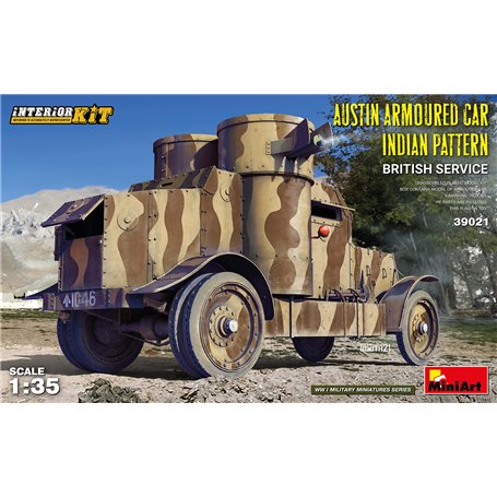 Mini Art 39021 Austin Armoured Car Indian Pattern British Service