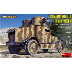 Mini Art 1:35 Austin Armoured Car - INDIAN PATTERN - BRITISH SERVICE - INTERIOR KIT