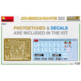 Mini Art 39021 Austin Armoured Car Indian Pattern British Service