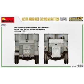 Mini Art 39021 Austin Armoured Car Indian Pattern British Service