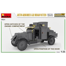 Mini Art 39021 Austin Armoured Car Indian Pattern British Service