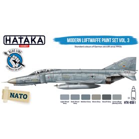 Hataka BS61 BLUE-LINE Zestaw farb MODERN LUFTWAFFE - VOL.2