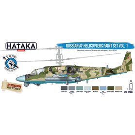 Hataka BS86 BLUE-LINE Zestaw farb RUSSIAN AF HELICOPTERS - VOL.1