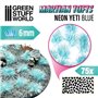Green Stuff World Martian Tufts 6mm - Neon Yeti Blue