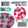 Green Stuff World Tufty MARTIAN TUFTS - On Fire Purple - 6mm