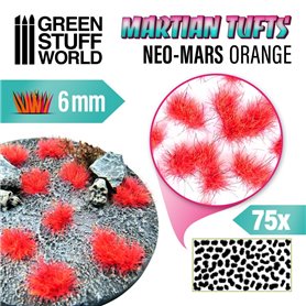 Green Stuff World Tufty MARTIAN TUFTS - Neo-Mars Orange - 6mm