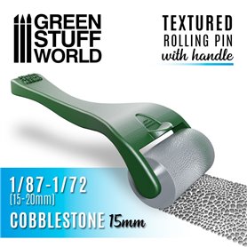Green Stuff World Wałek z rączką ROLLIN PIN W/HANDLE - Cobblestone - 15mm
