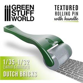Green Stuff World Wałek z rączką ROLLIN PIN W/HANDLE - Dutch Bricks
