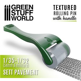 Green Stuff World Wałek z rączką ROLLIN PIN W/HANDLE - Sett Pavement