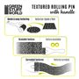 Green Stuff World Rollin Pin With Handle – Sett Pavement 15mm