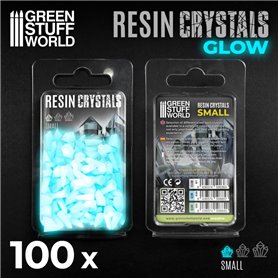 Green Stuff World RESIN CRYSTALS GLOW - Aqua Turquoise