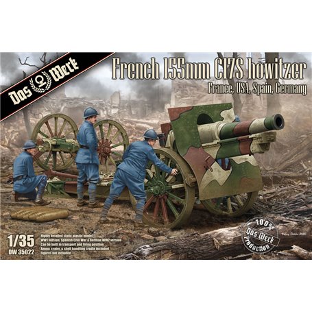 Das Werk DW35022 French 155mm C17S howitzer France, USA, Spain, Germany