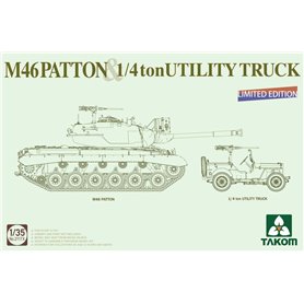 Takom 2117X M46 Patton & 1/4 Ton Utility Truck