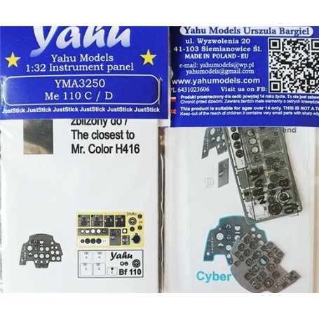 Yahu Models 1:32 Me 110 C/D dla Cyber Hobby