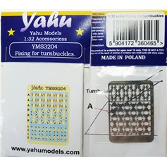 Yahu Models 1:32 Mocowanie do ściągaczy FIXING FOR TURNBUCKLES