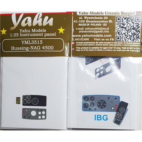 Yahu Models 1:35 Bussing-NAG 4500 dla IBG