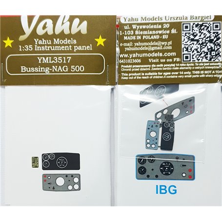 Yahu Models 1:35 Bussing-NAG 500 dla IBG