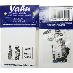 Yahu Models 1:32 Dashboard for Fiat CR.42 - ICM 