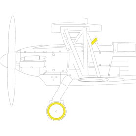 Eduard 1:48 Masks for Arado Ar-68F - Roden 