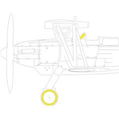 Eduard 1:48 Maski do Arado Ar-68F dla Roden