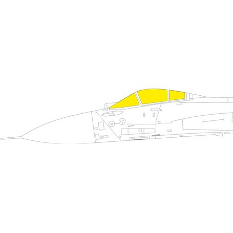 Eduard 1:48 Maski TFACE do Sukhoi Su-33 dla Minibase