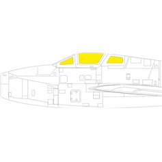 Eduard 1:48 Maski TFACE do F-84F dla Kinetic