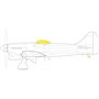 Eduard 1:48 Maski TFACE do Hawker Tempest Mk.II dla Eduard / Special Hobby