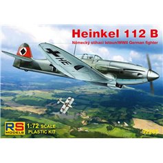 RS Models 1:72 Heinkkel He-112B - WWII GERMAN FIGHTER 