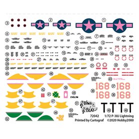Hobby 2000 72042 P-38J Lightning - Pacific 1944