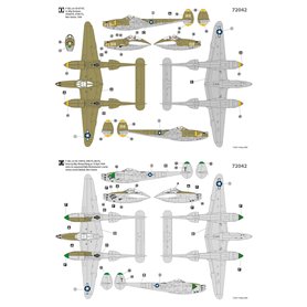 Hobby 2000 72042 P-38J Lightning - Pacific 1944